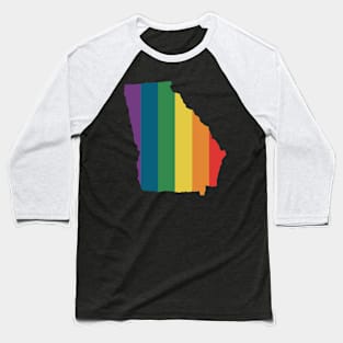 Georgia State Rainbow Baseball T-Shirt